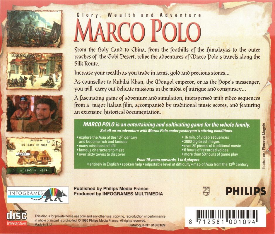 Marco Polo box art for CD-i